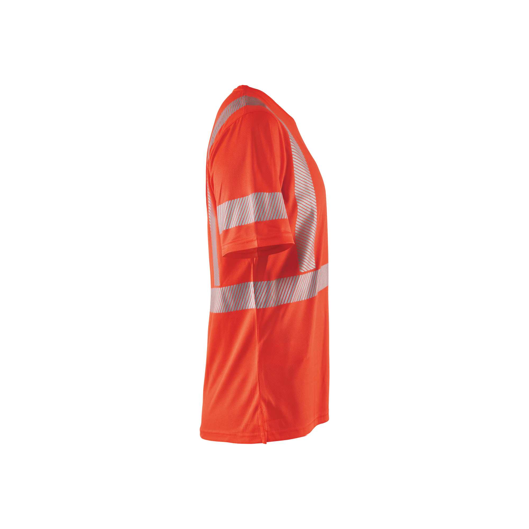 BLAKLADER 33361013 Women's UV protected Hi Vis T shirt Hi Vis Reflective Short Sleeve Work T-Shirt WOMEN - 100% Polyester